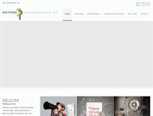 Tablet Screenshot of peterscommunicatie.nl